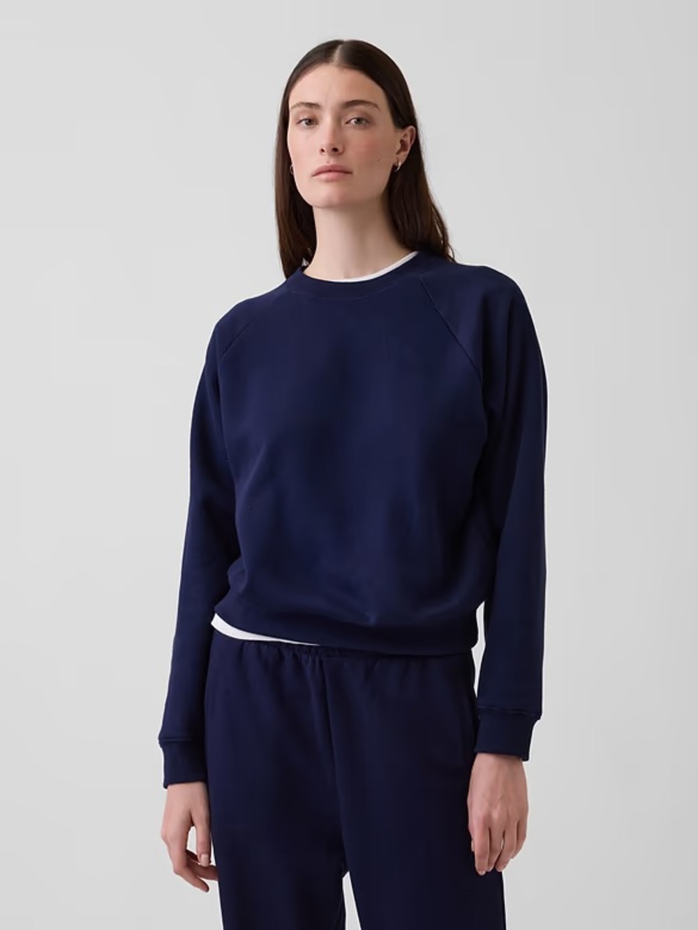 GAP VintageSoft Raglan Sweatshirt - Navy Blue Size Medium